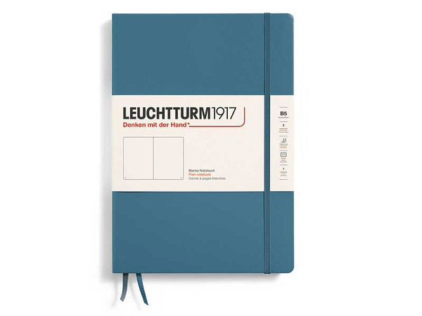Skizzenbuch Leuchtturm Composition B5 Hardcover Blanko Stone Blue