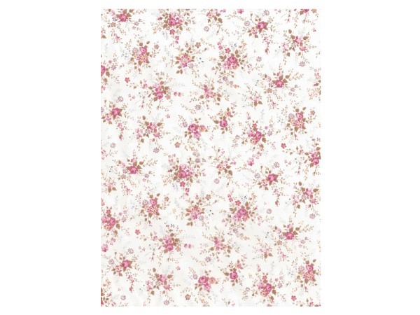 Motivpapier Decopatch Motiv Nr.571 Blumen rosa, 30x40cm 1 Bogen