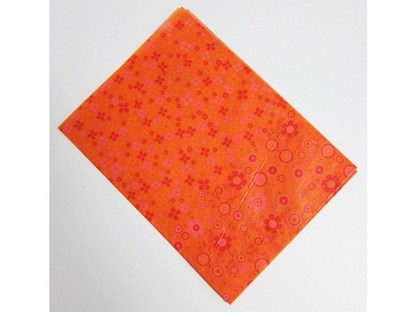 Motivpapier Decopatch Motiv Nr.594O Blumenmuster orange, A3