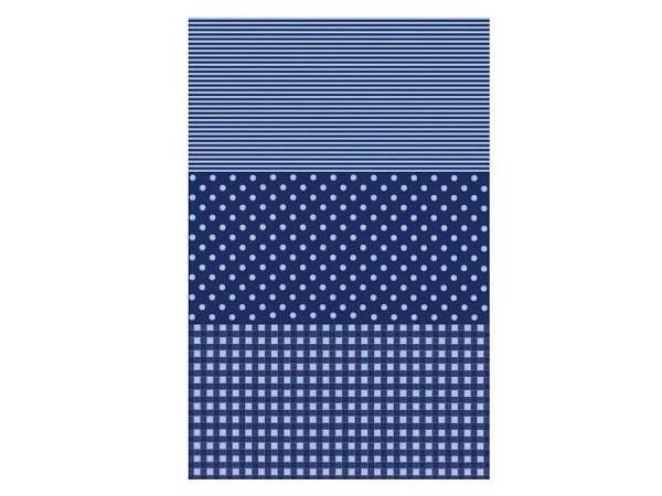 Motivpapier Decopatch Motiv Nr.599 Blau gemustert, 30x40cm 1 Bogen