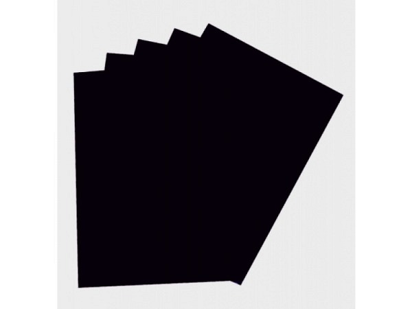 Moosgummi Folia 2mm dick 20x29cm schwarz, aus EVA