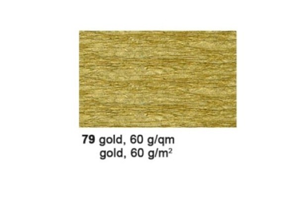Krepp Ursus 50cmx2,5m gold