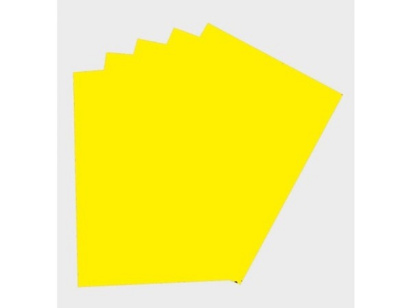 Moosgummi Folia 2mm dick 20x29cm zitronengelb, aus EVA
