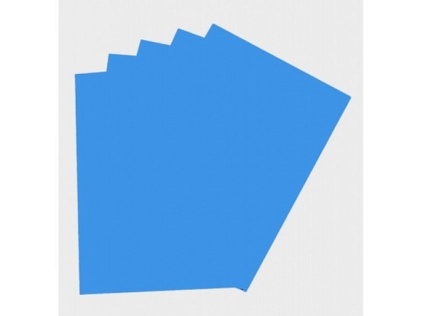 Moosgummi Folia 2mm dick 20x29cm blau, aus EVA,