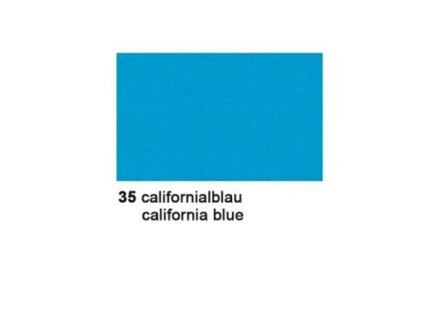 Tonzeichenpapier Ursus A4 130g/qm californiablau 100 Blatt