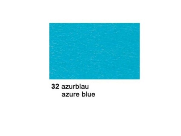 Tonzeichenpapier Ursus A4 130g/qm azurblau 100 Blatt