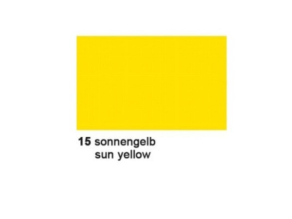 Tonzeichenpapier Ursus A4 130g/qm sonnengelb 100 Blatt
