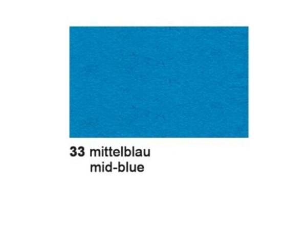 Tonzeichenpapier Ursus A3 130g/qm mittelblau, 100% Altpapier
