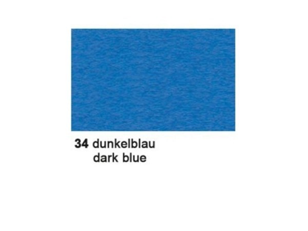 Tonzeichenpapier Ursus A3 130g dunkelblau, 100% Altpapier