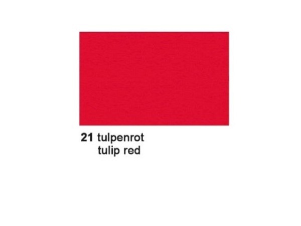 Tonzeichenpapier Ursus A3 130g/qm tulpenrot, 100% Altpapier