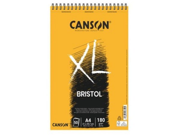 Bristolblock Canson Bristol XL A4 180g/qm