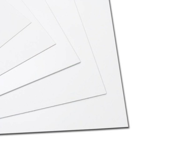 Bristol A4 240g/qm Eigenabpackung zu 10 Blatt, hochweiss