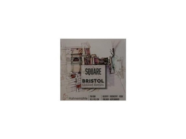 Bristolblock Hahnemühle Square 250g/qm 25Blatt hochweiss,10,5x10,5cm