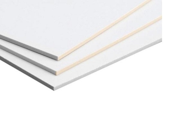 Siebdruckkarton weiss 80x110cm 1mm 580g/qm