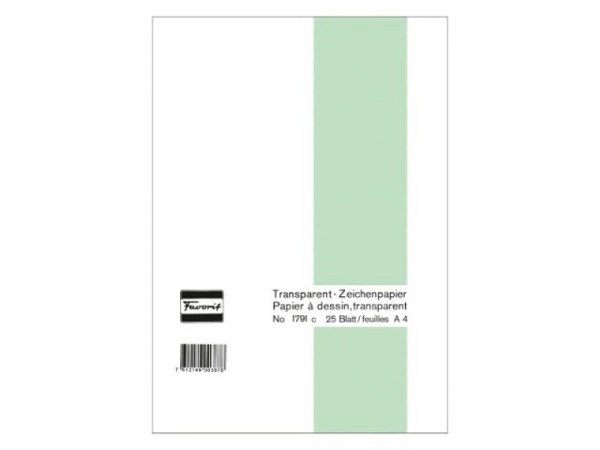 Transparentpapier Favorit A4 60g/65g/qm
