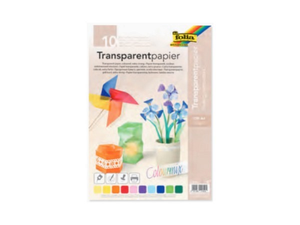 Transparentpapier Folia Colourmix A4