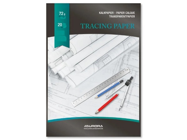 Transparentpapier Aurora 75g/qm A4 20 Blatt