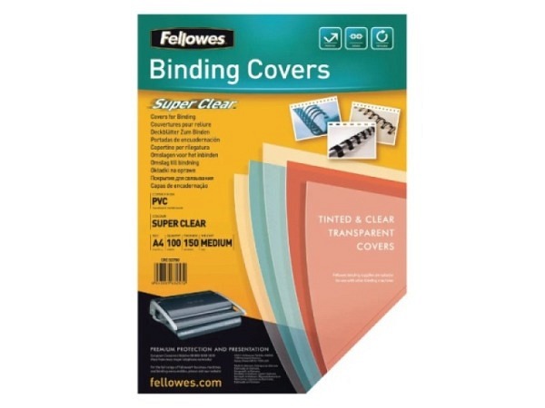 Klarsichtfolie Fellowes PVC A4 150 Mikron