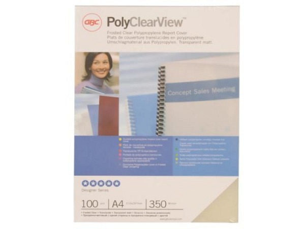 Klarsichtfolie GBC Poly Clear View transparent matt A4