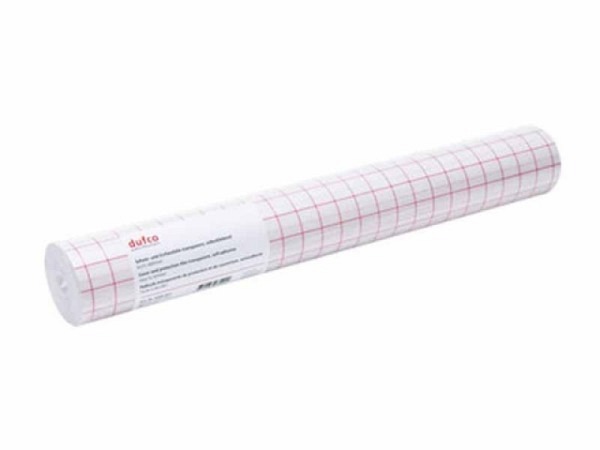 Folie Dufco transparent 50cmx5m, aus PVC mit geringer Anfangshaftung, vielseitig einsetzbar