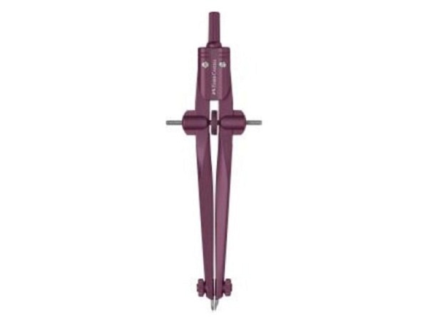 Zirkel Faber-Castell Stream berry hochwertiger Schnellverstellzirkel