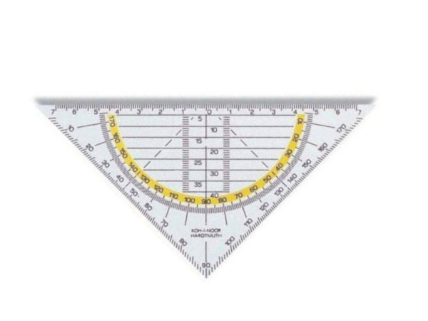 Winkel Koh-I-Noor Geodreieck 14cm ohne Griff