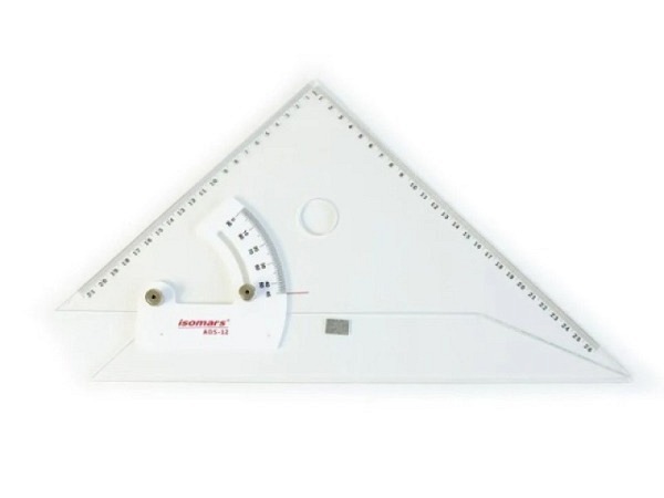 Winkel Seawhite 30cm verstellbar, aus Pleixglas