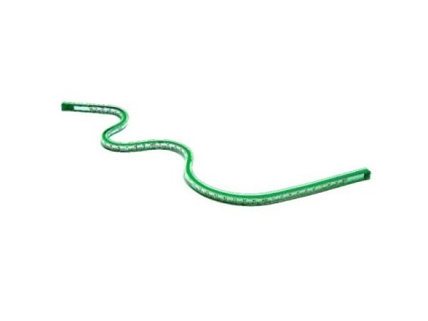 Kurvenlineal Linex Flexi 30cm lang mit Skala beidseitig
