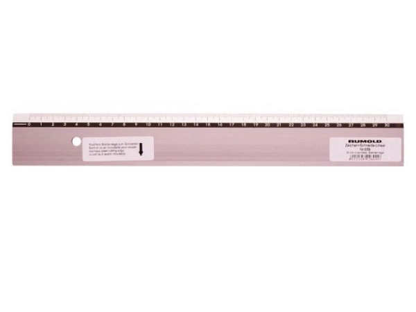 Schneidmassstab Rumold 30cm aus eloxiertem Aluminium