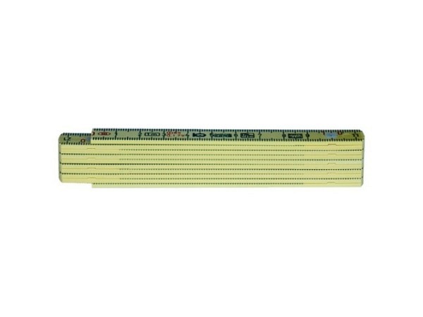 Gliedermeter 100cm gelb wetterfest 10 Glieder