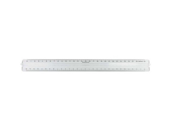 Massstab Standardgraph Plexiglas mit Griffleiste 