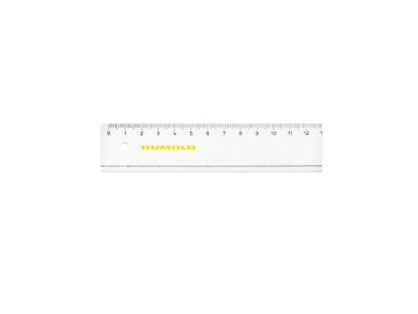 Massstab Rumold Kunststoff 100cm transparent, Tuschkante