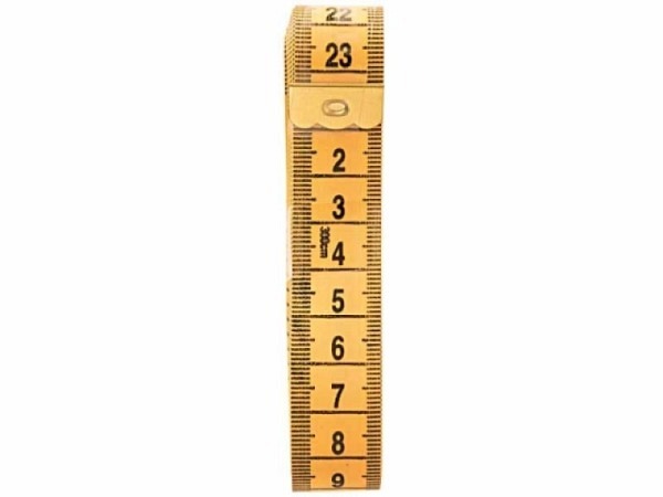 Massband Rico Design gelb-schwarz 300cm lang