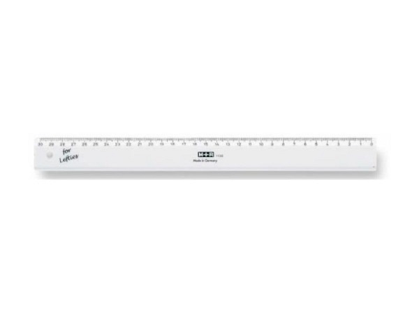 Massstab M+R Polystyrol glasklar for Lefties 30cm