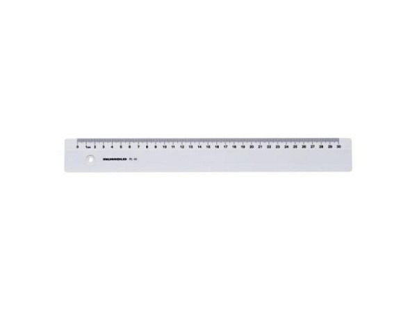 Massstab Rumold Kunststoff 30cm transparent