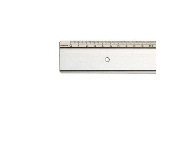 Massstab Rumold Aluminium 667 30cm, rutschfest, Tuschkante