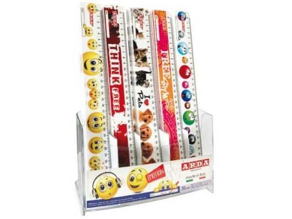Massstab Arda Emotions 30cm lang, farbig sortiert