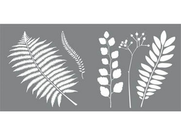 Bastelschablone Rayher 20x20cm Botanic 