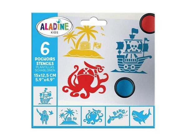 Bastelschablone Aladine Schablonen 15x12,5cm