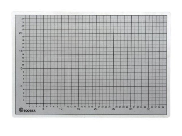 Schneidmatte Ecobra transparent 60x90cm 3mm dick