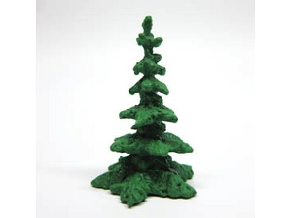 Modellbaum Tanne Gummi grün 3cm