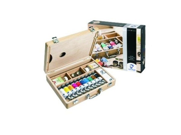 Oel Talens VanGogh Set Holz Basic 10Tuben 40ml 