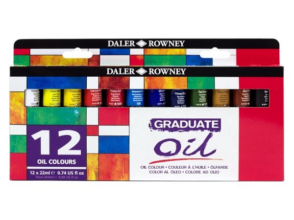 Oel Daler-Rowney Graduate 12er Set