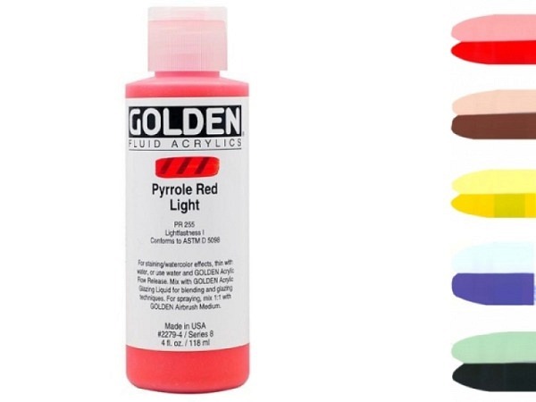Acryl Golden Fluid 118ml Flasche