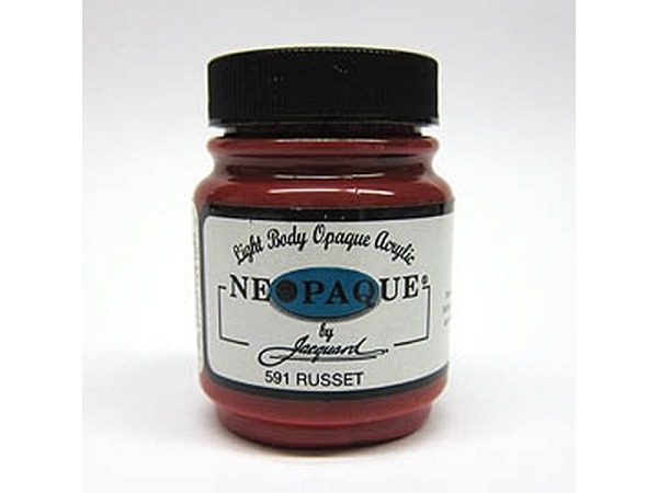 Acryl Jacquard Neopaque russischrot