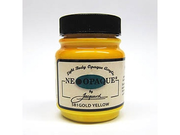 Acryl Jacquard Neopaque goldgelb