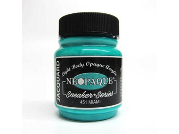 Acryl Jacquard Neopaque miamiblau