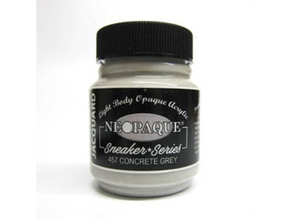 Acryl Jacquard Neopaque betongrau