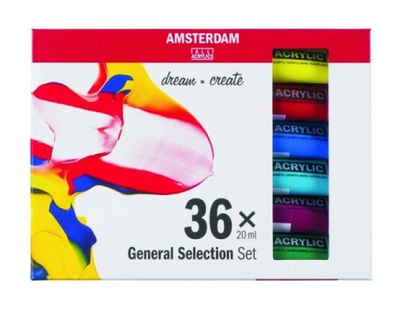 Acryl Talens Amsterdam Standard Set General Selection 36x20ml