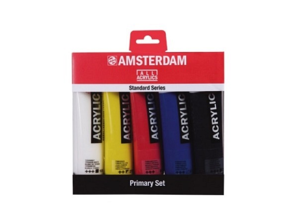 Acryl Talens Amsterdam Standard 5er Set 120ml, Primärfarben